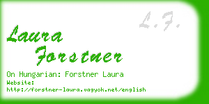 laura forstner business card